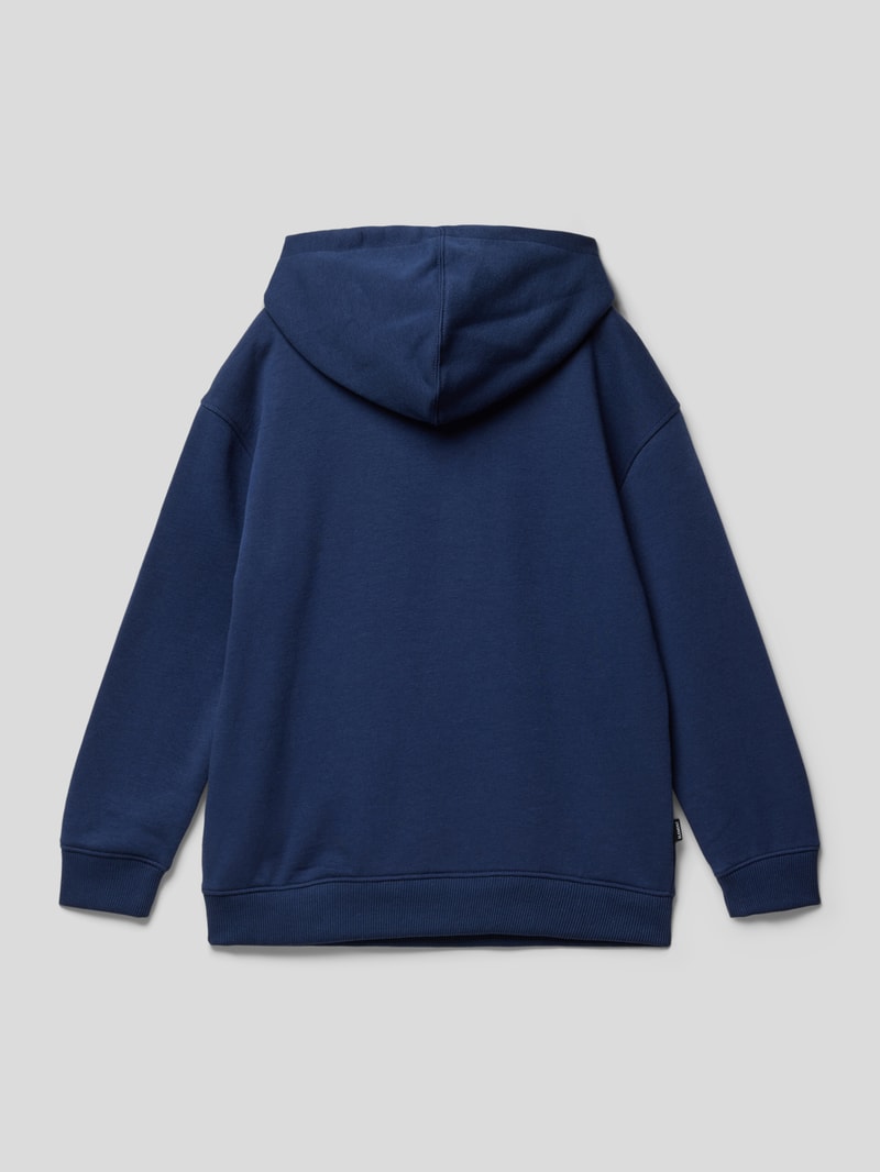 Hoodie mit Känguru-Tasche in marineblau
