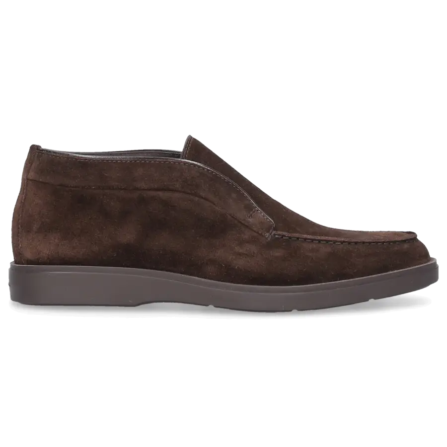 Santoni - Stiefeletten DESERT BOOT Veloursleder - braun