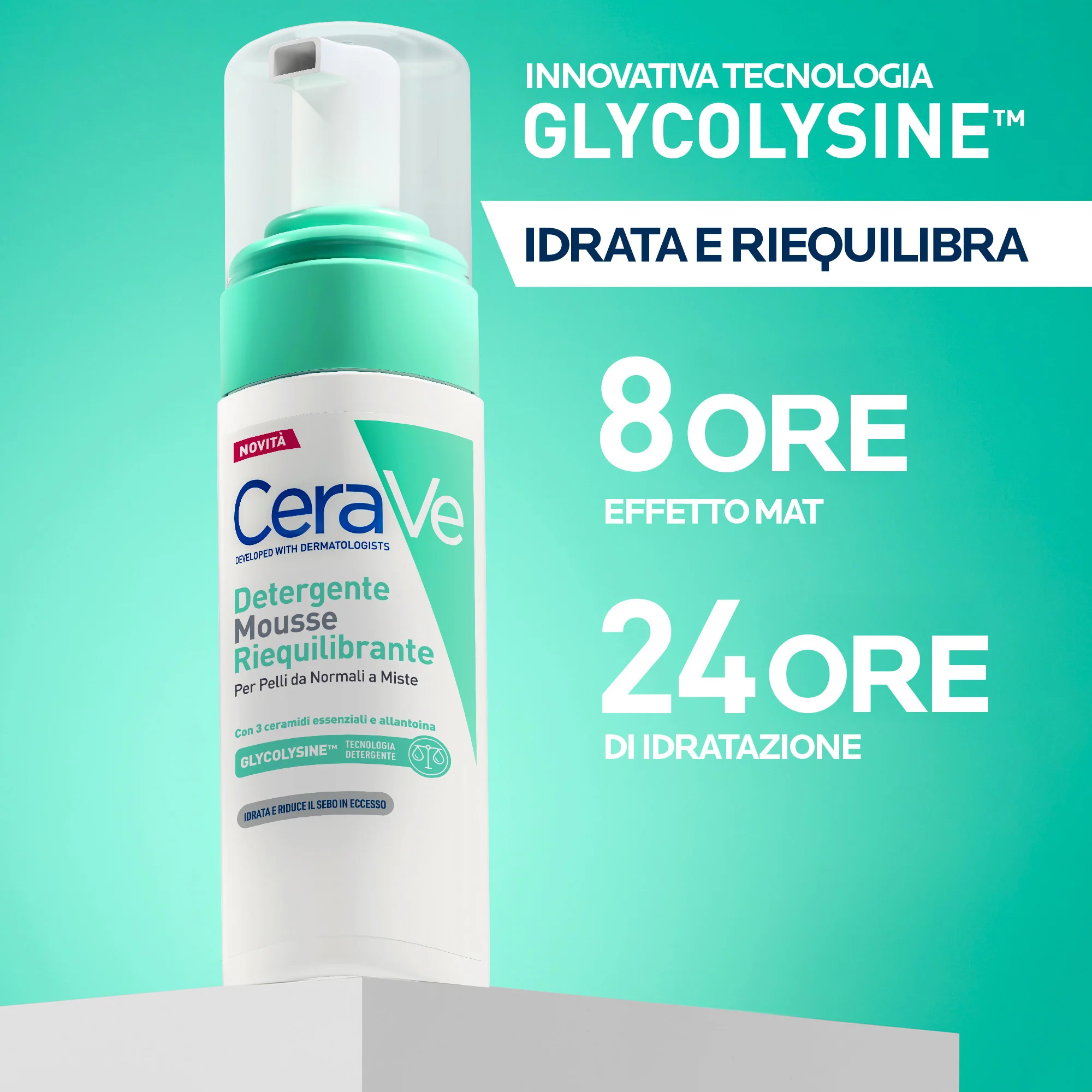 Mousse limpiadora equilibrante - Mousse limpiadora facial