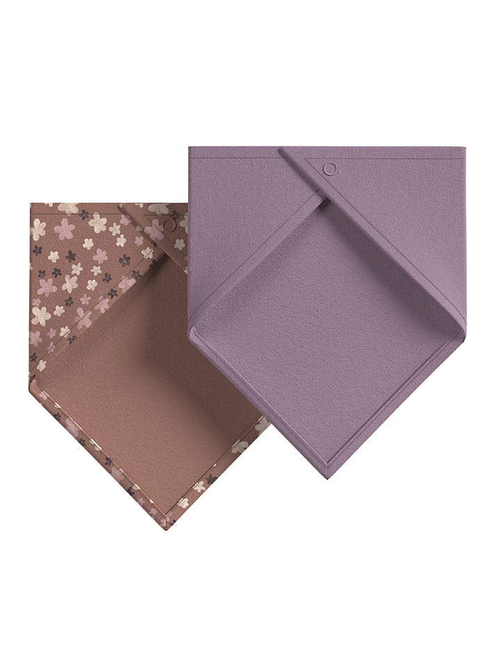 s.Oliver 2er-Set: Halstücher in Lila/ Beige/ Rosa günstig kaufen onesize