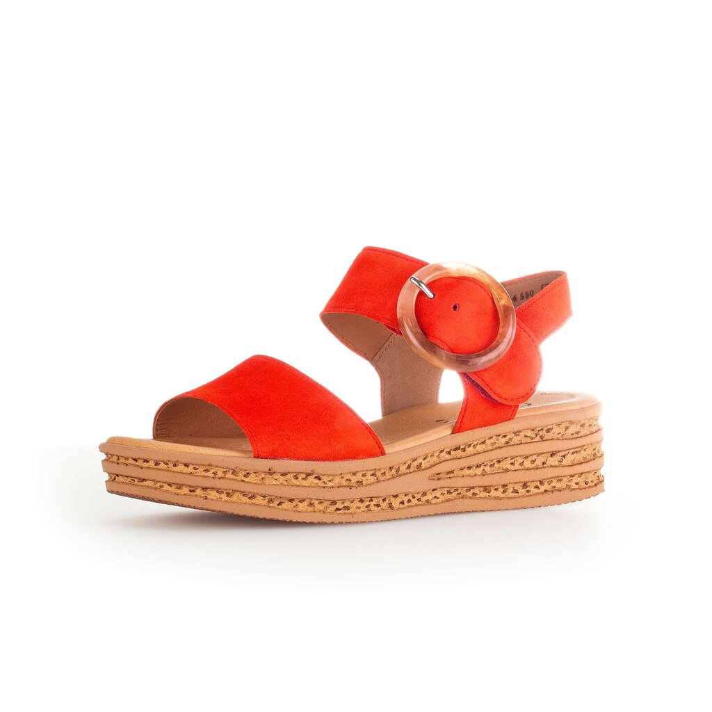 Gabor fashion Plateau Sandale orange