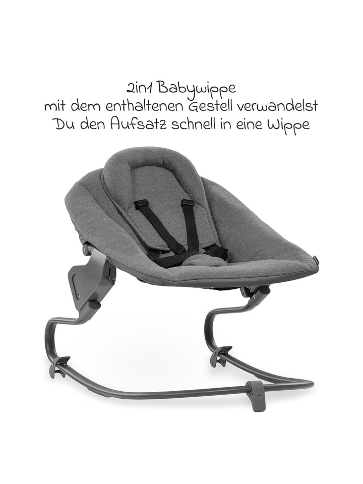 Hauck Alpha Plus Natur XXL Newborn Set - Hochstuhl   2in1 in beige,grau günstig kaufen onesize