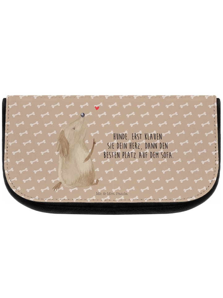 Mr. & Mrs. Panda Kosmetiktasche Hund Liebe mit Spruch in Hundeglück günstig kaufen onesize