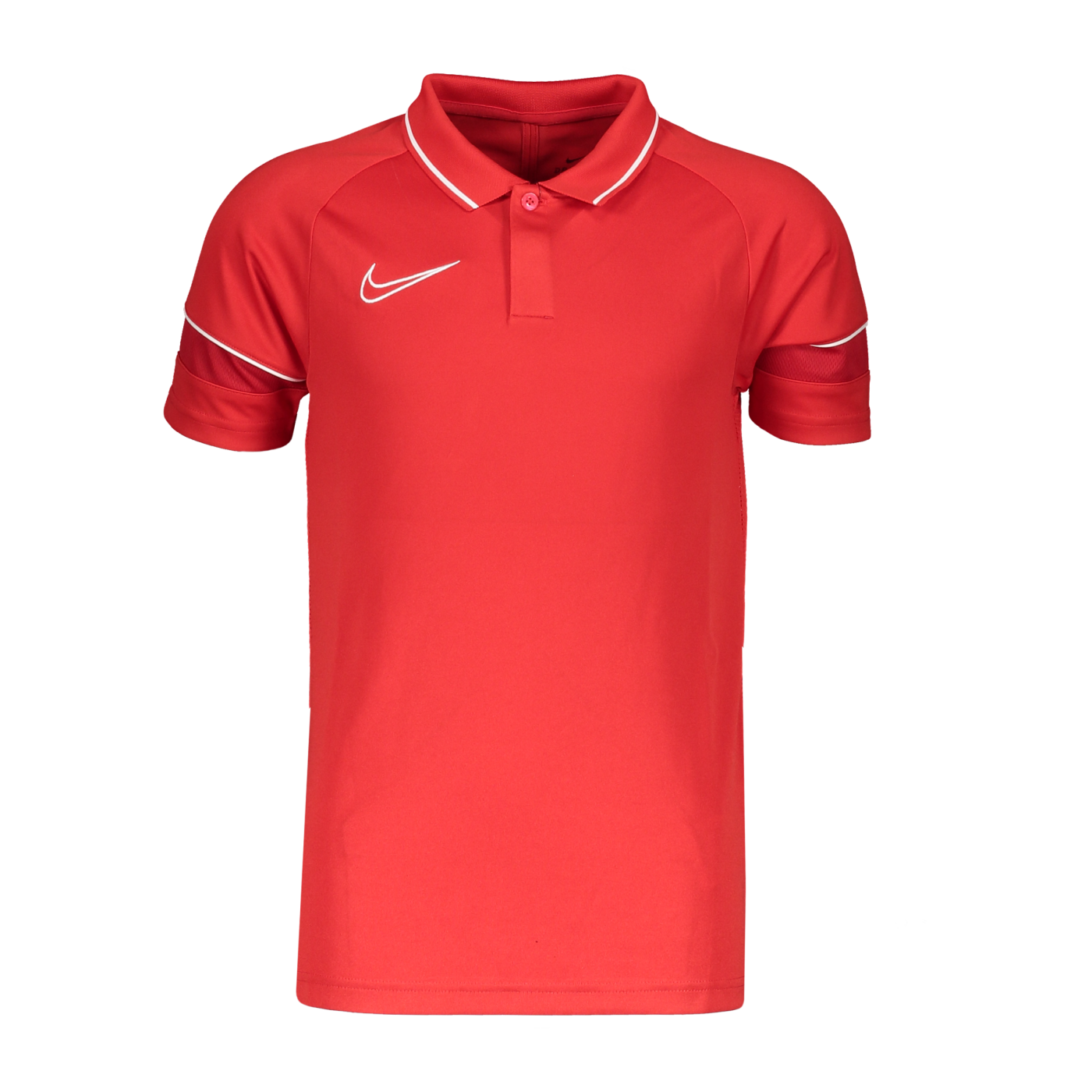 Nike Academy 21 Poloshirt Kids Rot Weiss F657