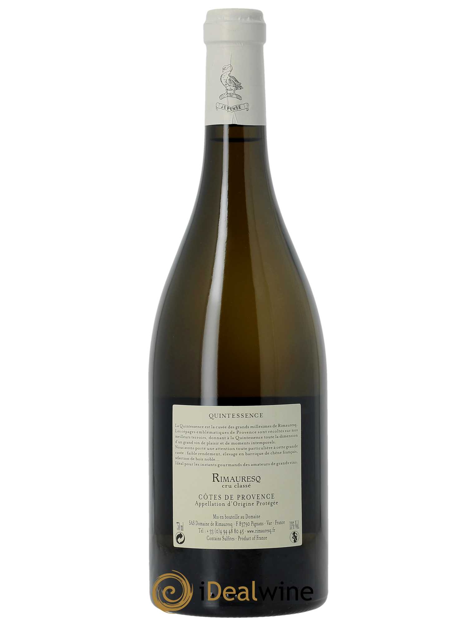 Côtes de Provence Quintessence  2019 - Lot de 1 Bouteille