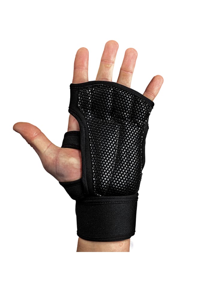 Gorilla Wear Trainingshandschuhe zum Gewichtheben - Yuma - Schwarz günstig kaufen
