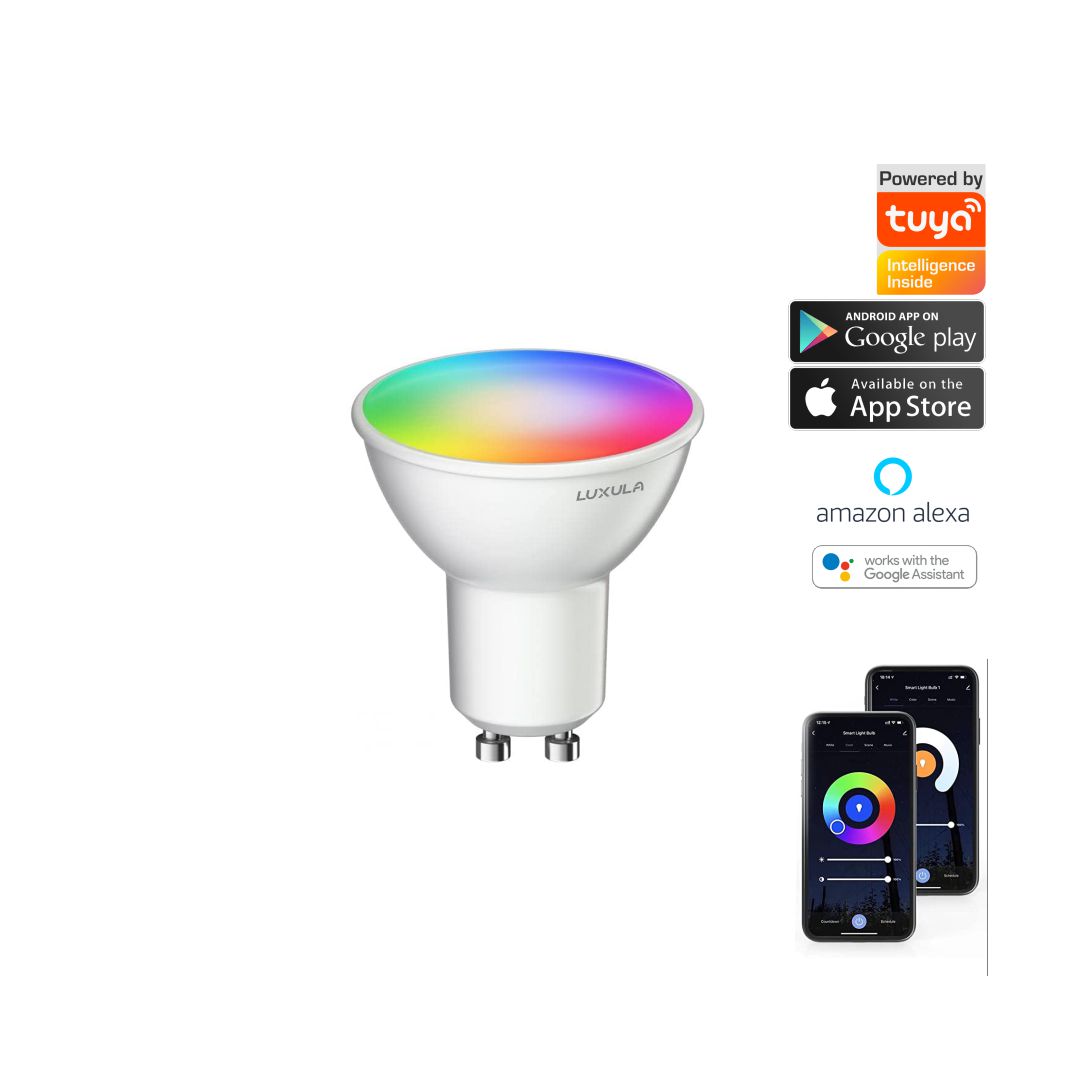 LUXULA LED RGB CCT Leuchtmittel, GU10