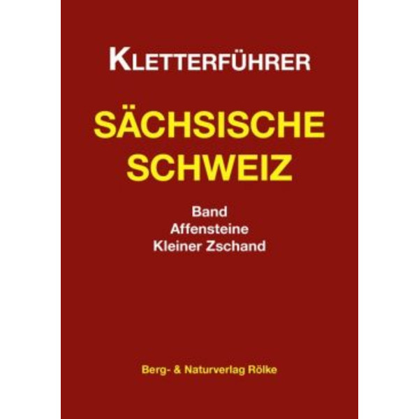 KLETTERFÜHRER SÄCHS. SCHWEIZ AFFENSTEINE
