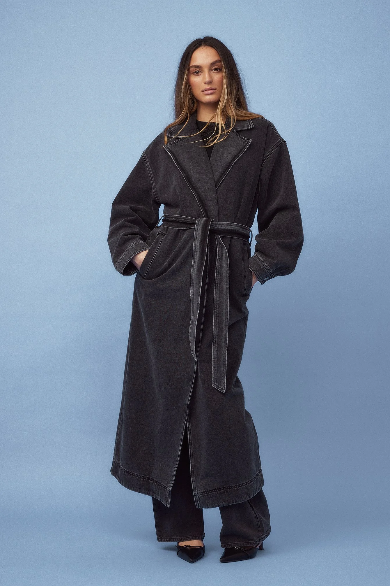 Maximantel aus Denim
