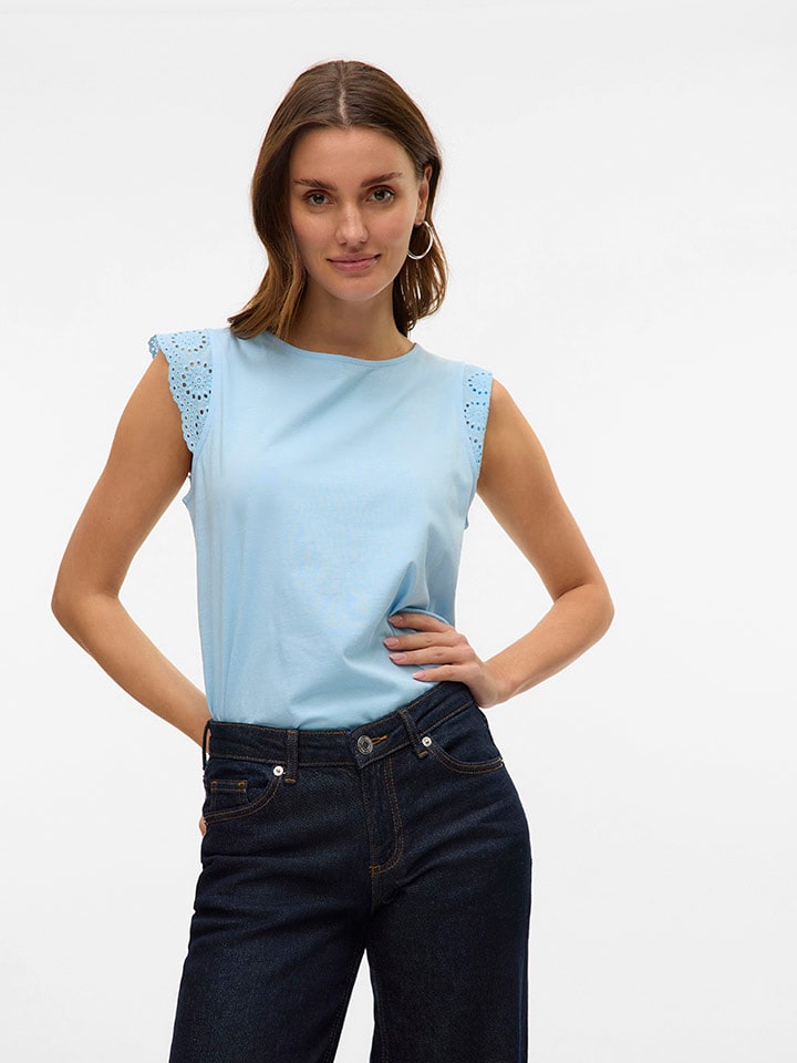 Vero Moda Shirt in Hellblau günstig kaufen