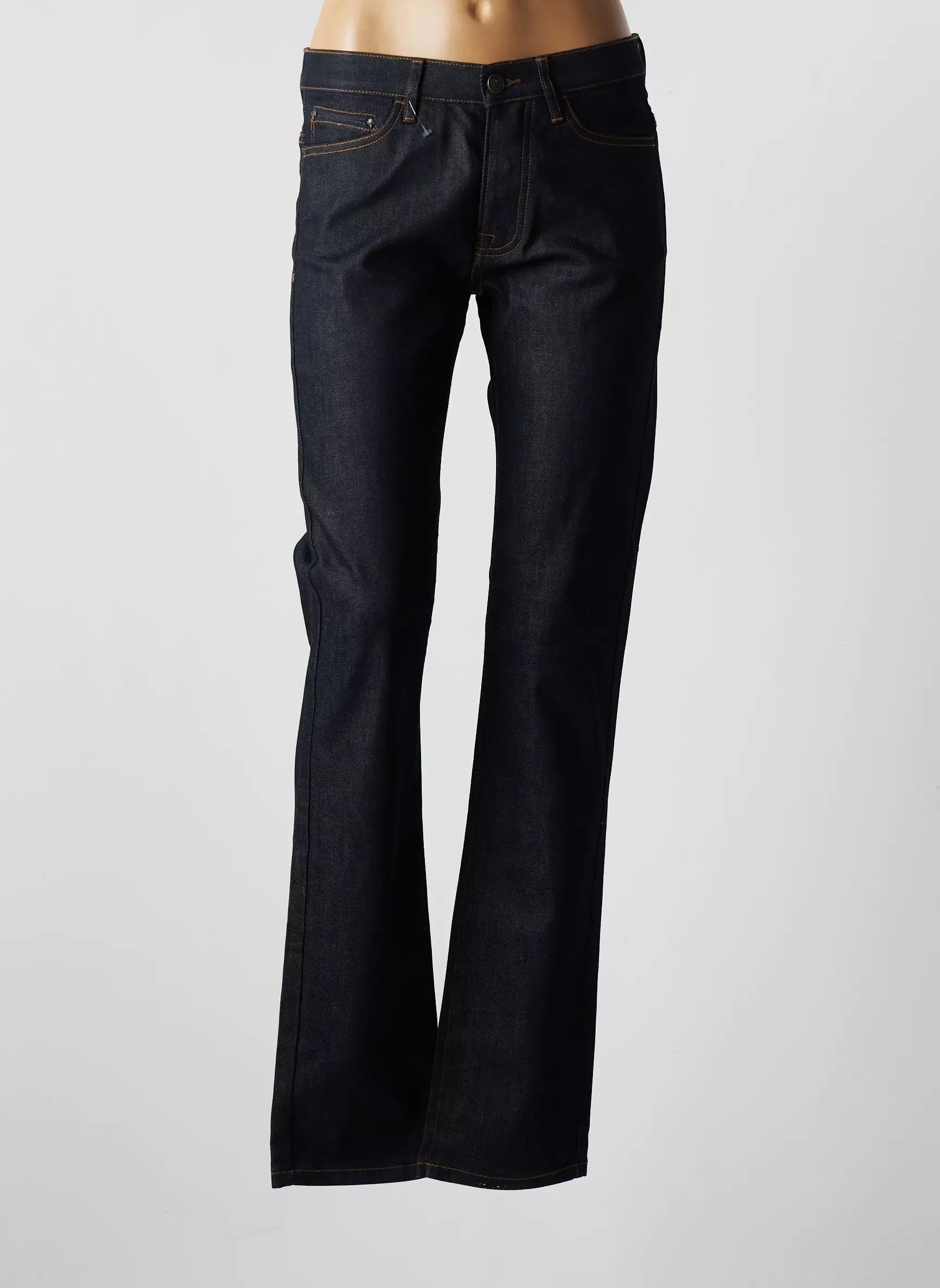The Kooples Jeans Coupe Droite Femme couleur bleu