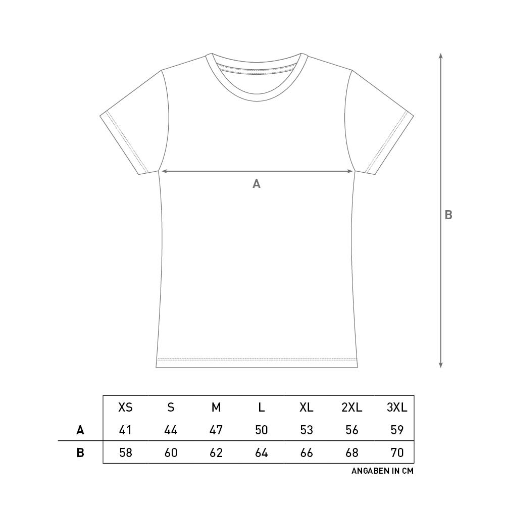 Damen T-Shirt SKYLINE schwarz