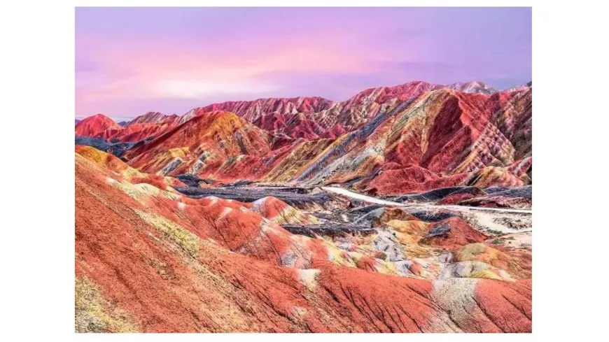 Ravensburger Puzzle - Regenbogenberge, China, 1000 Teile