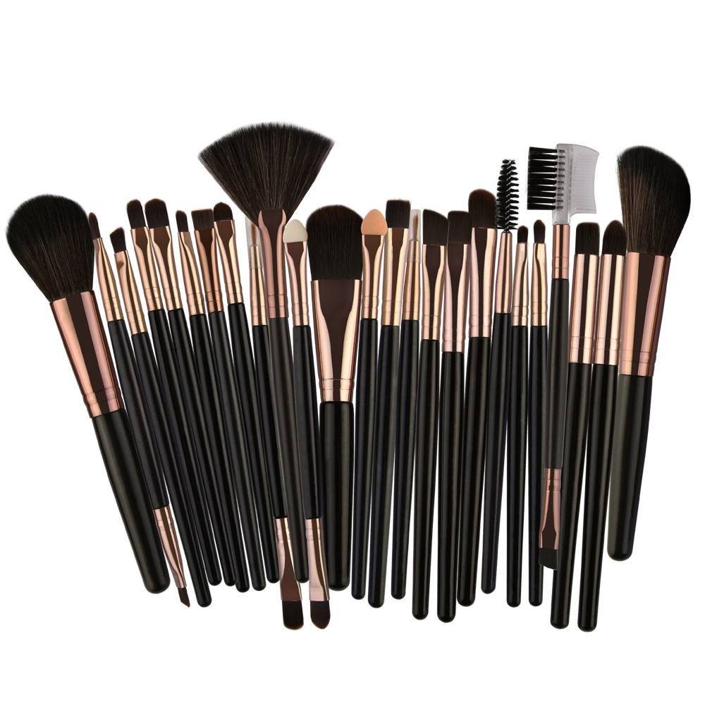 Blusmart Kosmetikpinsel-Set Werkzeugset für Make-up-Pinsel, 25 tlg., Für Lidschatten Augenbraue Make-Up-Tool