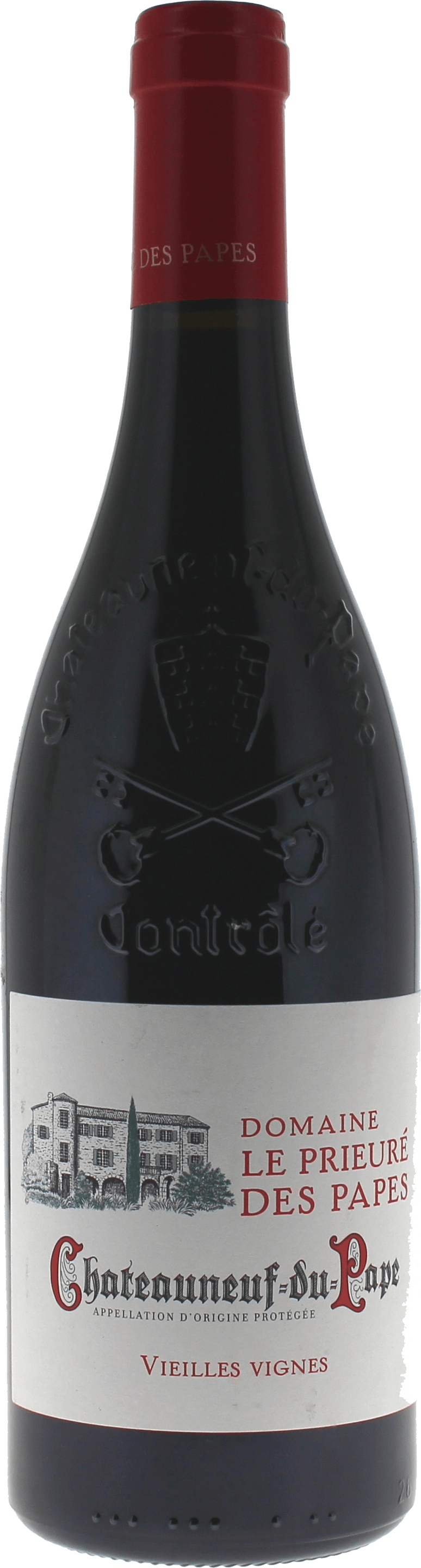 Le prieuré des papes vieilles vignes rouge 2019