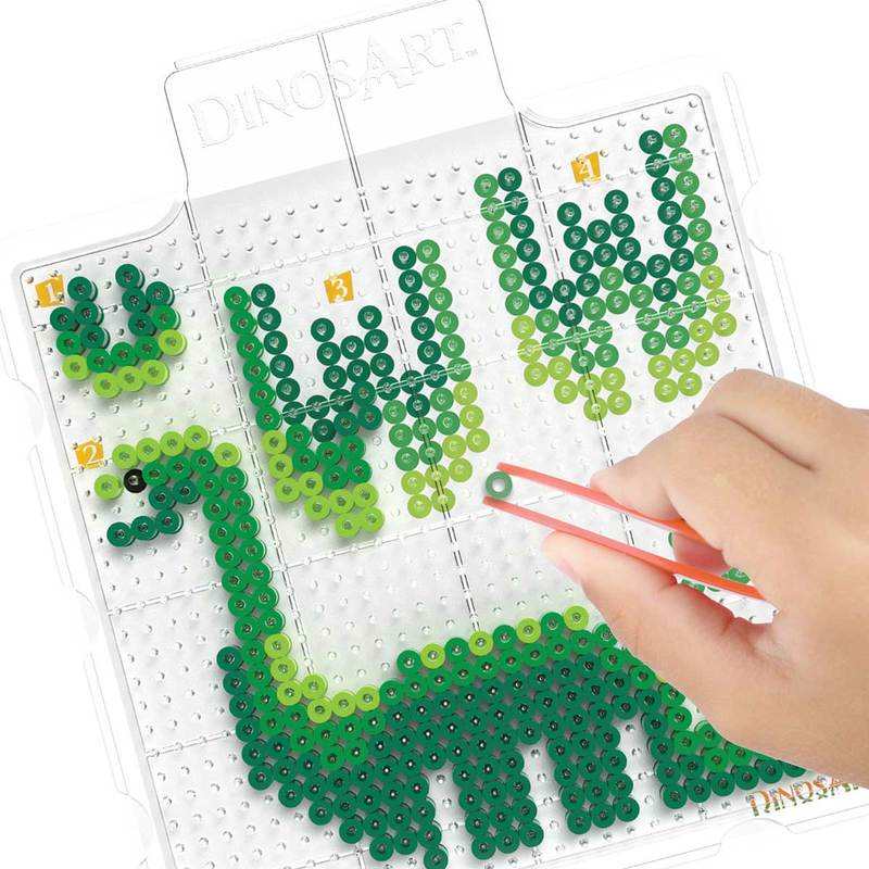 Perles à repasser 3D Dinosart