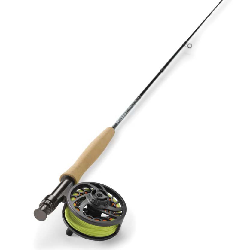 Orvis Clearwater Boxed 9' 6-painoinen vapapaketti (4-osainen vapaa + kela + perhosiima)