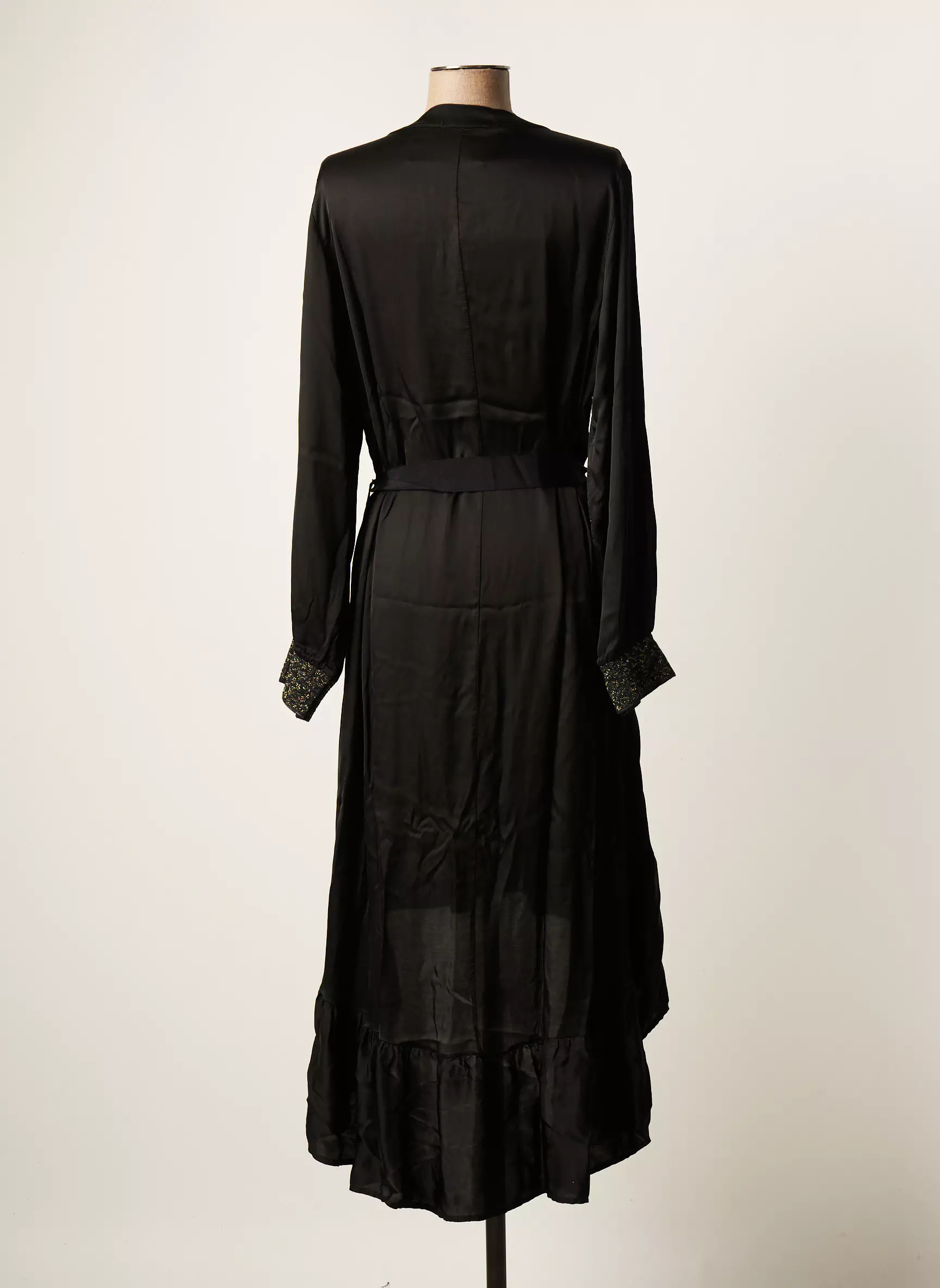 Grl Pwr Robes Mi Longues Femme couleur noir