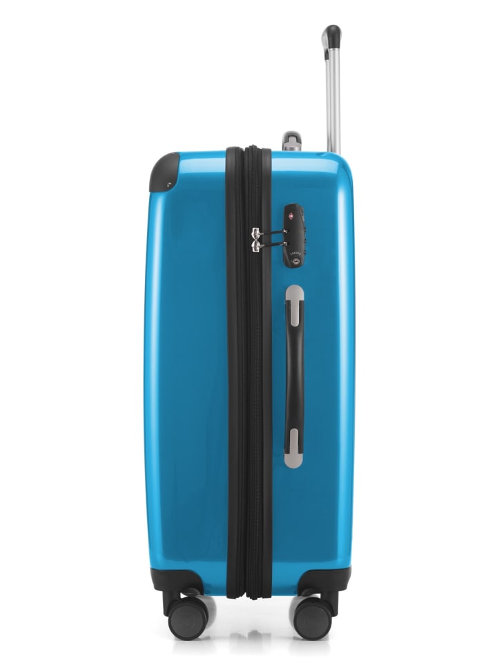 Hauptstadtkoffer Alex - 3er Koffer-Set, 4 Rollen, TSA in Cyanblau günstig kaufen S - L