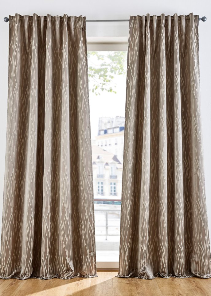 Jacquard Vorhang (1er Pack)
