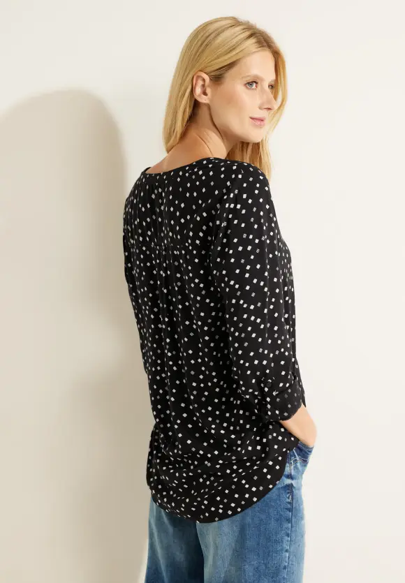 CECIL Bluse mit Punktemuster