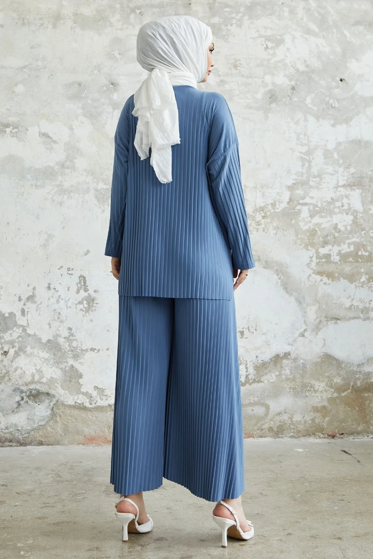 InStyle  Mila Faltenhosen-Tunika-Doppelset - Indigo
