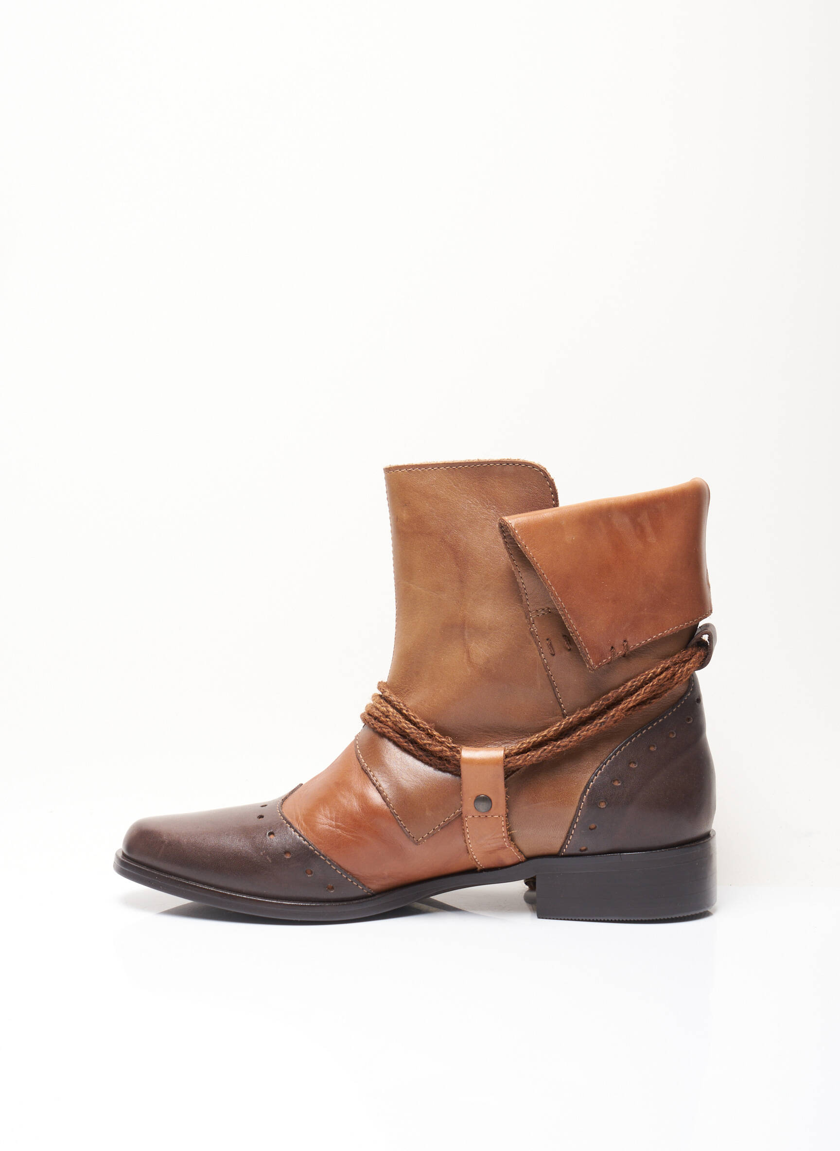 Denouee Bottines Femme couleur marron