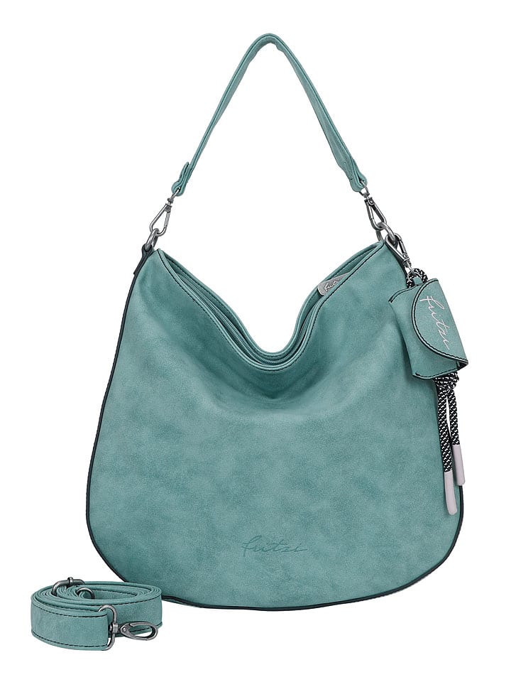 Fritzi aus Preußen Schultertasche in Türkis - (B)5 x (H)33 x (T)36 cm günstig kaufen onesize
