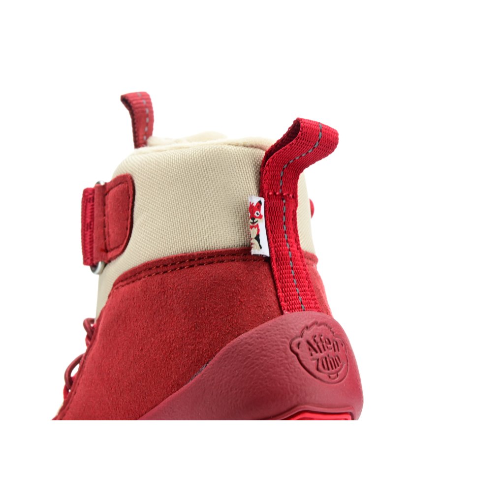 Affenzahn Lauflerner Vegan Warmy Fuchs Orange Winterbarfußschuhe