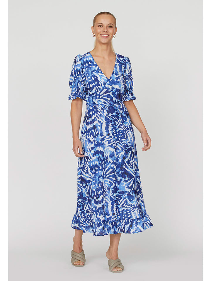 SisterS point Kleid in Blau/ Weiß günstig kaufen