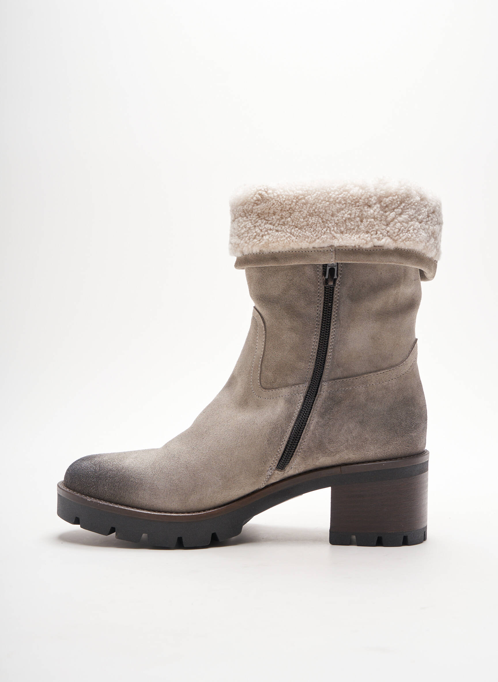 Alisa Bianchini Bottines Femme couleur gris