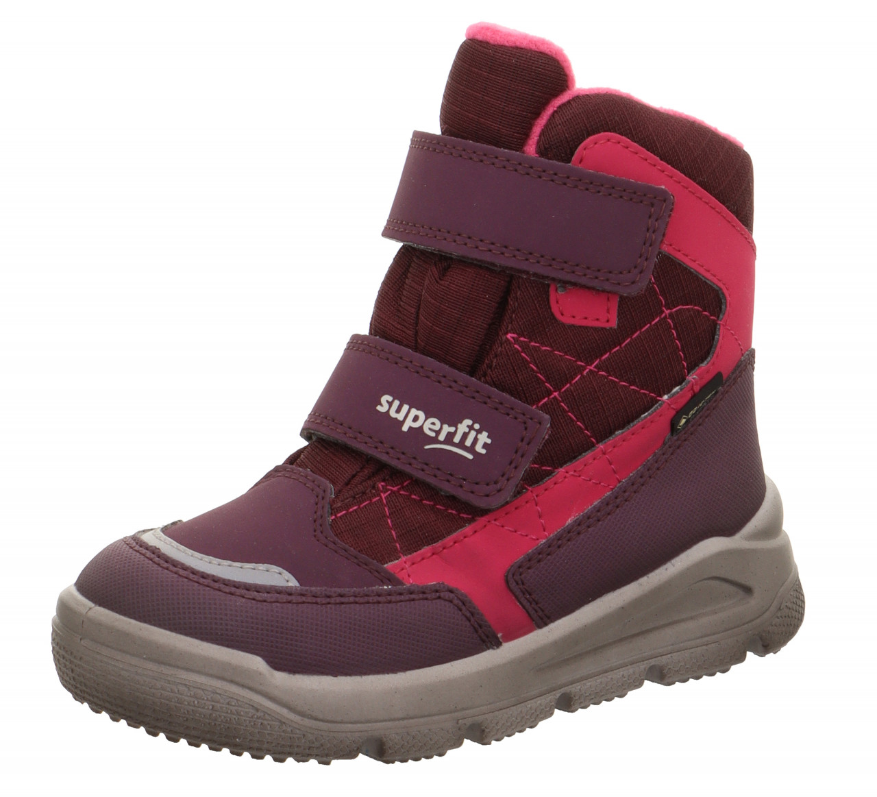 MARS - Rot/Pink Boots mit Klettverschluss