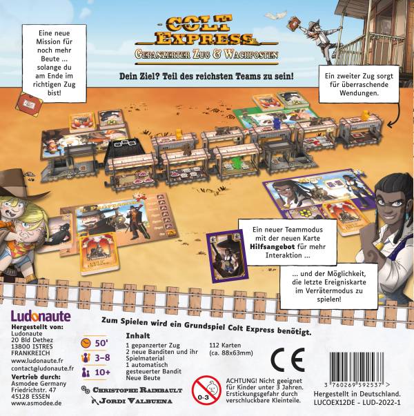 Colt Express: Gepanzerter Zug & Wachposten (Erw.)