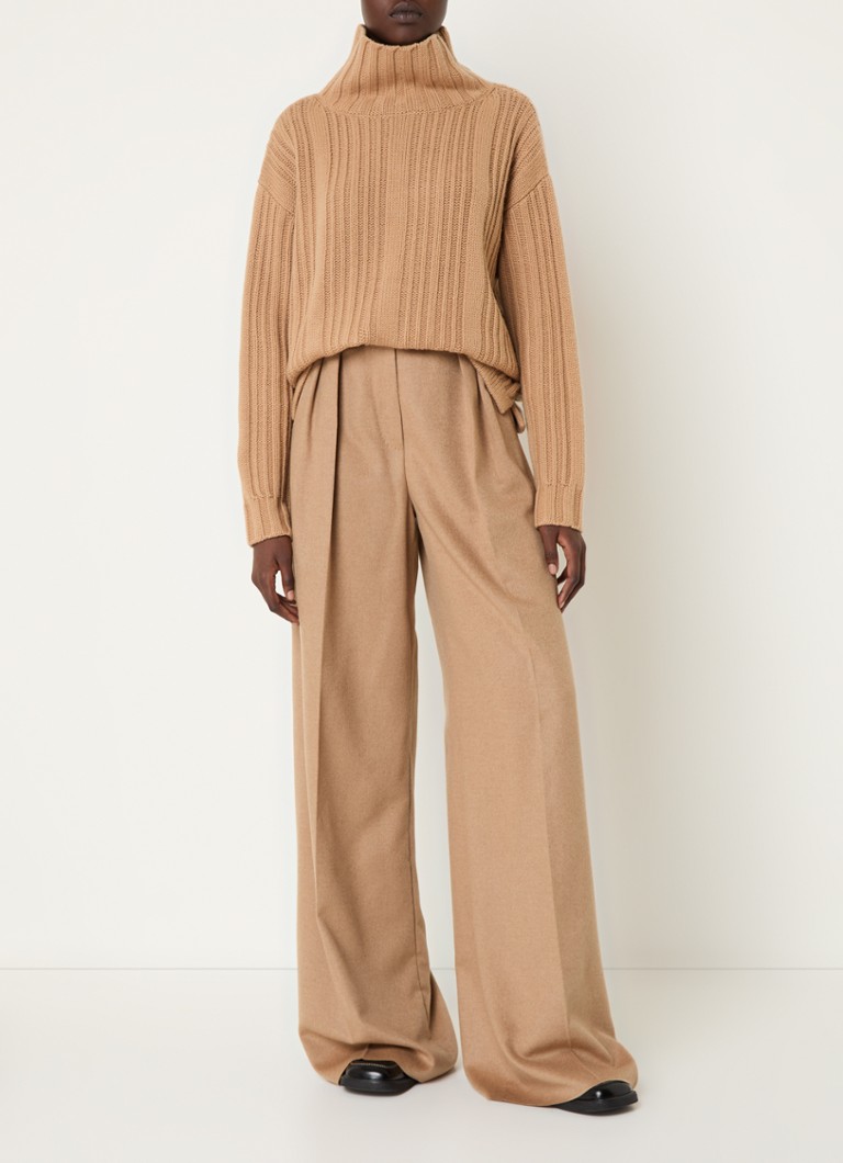 Πουλόβερ MaxMara Vitalba από μείγμα κασμίρ με όρθιο γιακά