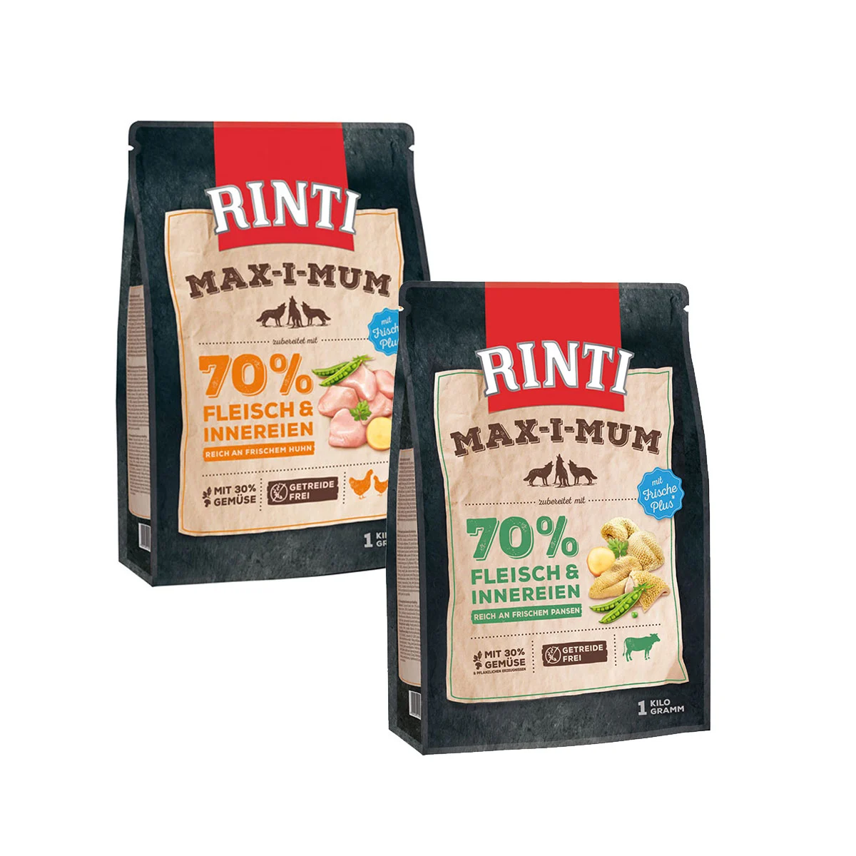 Rinti Max-i-Mum Huhn und Pansen Mixpaket kaufen bei ZooRoyal
