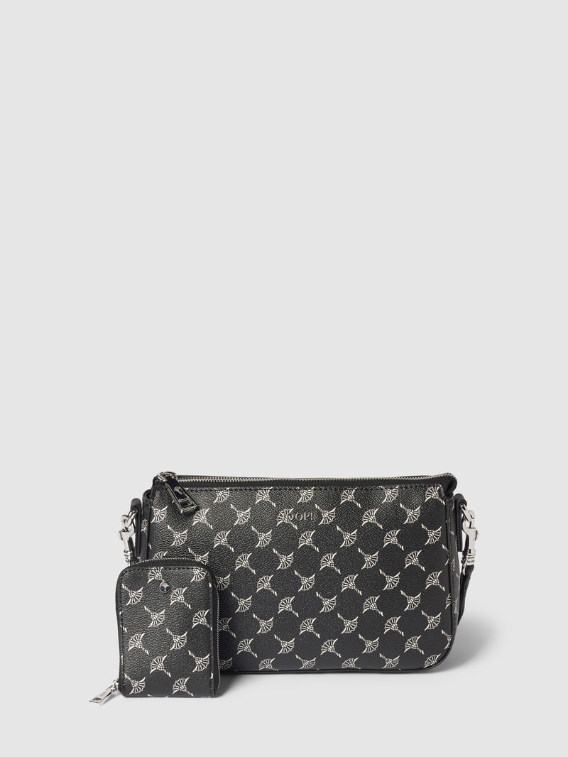 Shoulder Bag mit Motiv-Print Modell 'jasmina' in black