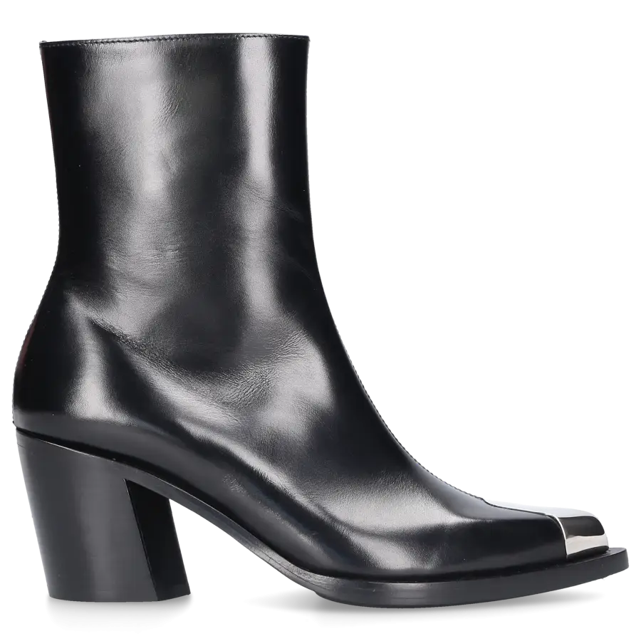 Alexander McQueen - Stiefeletten PUNK Kalbsleder - schwarz