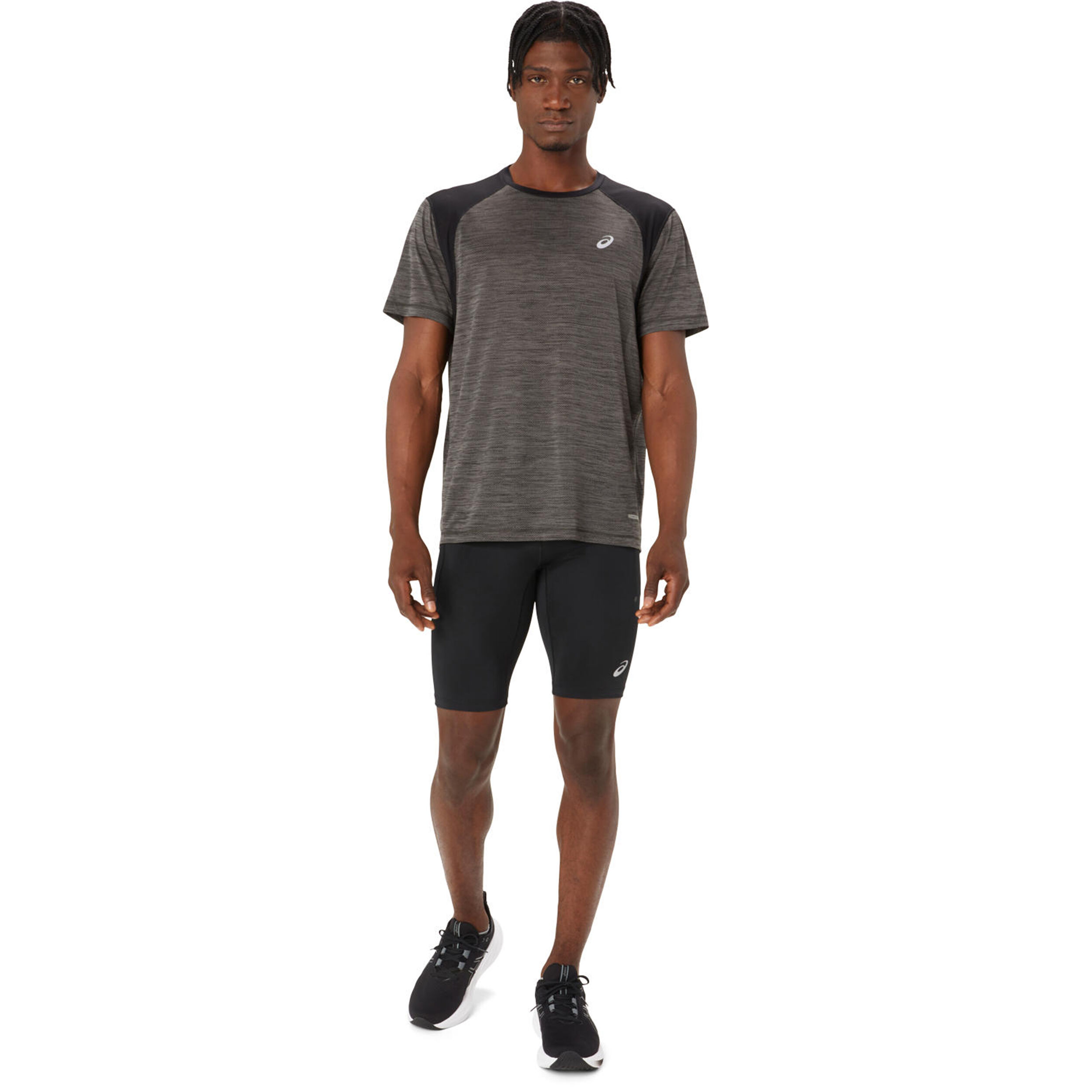 Road Laufshirt Herren - Schwarz