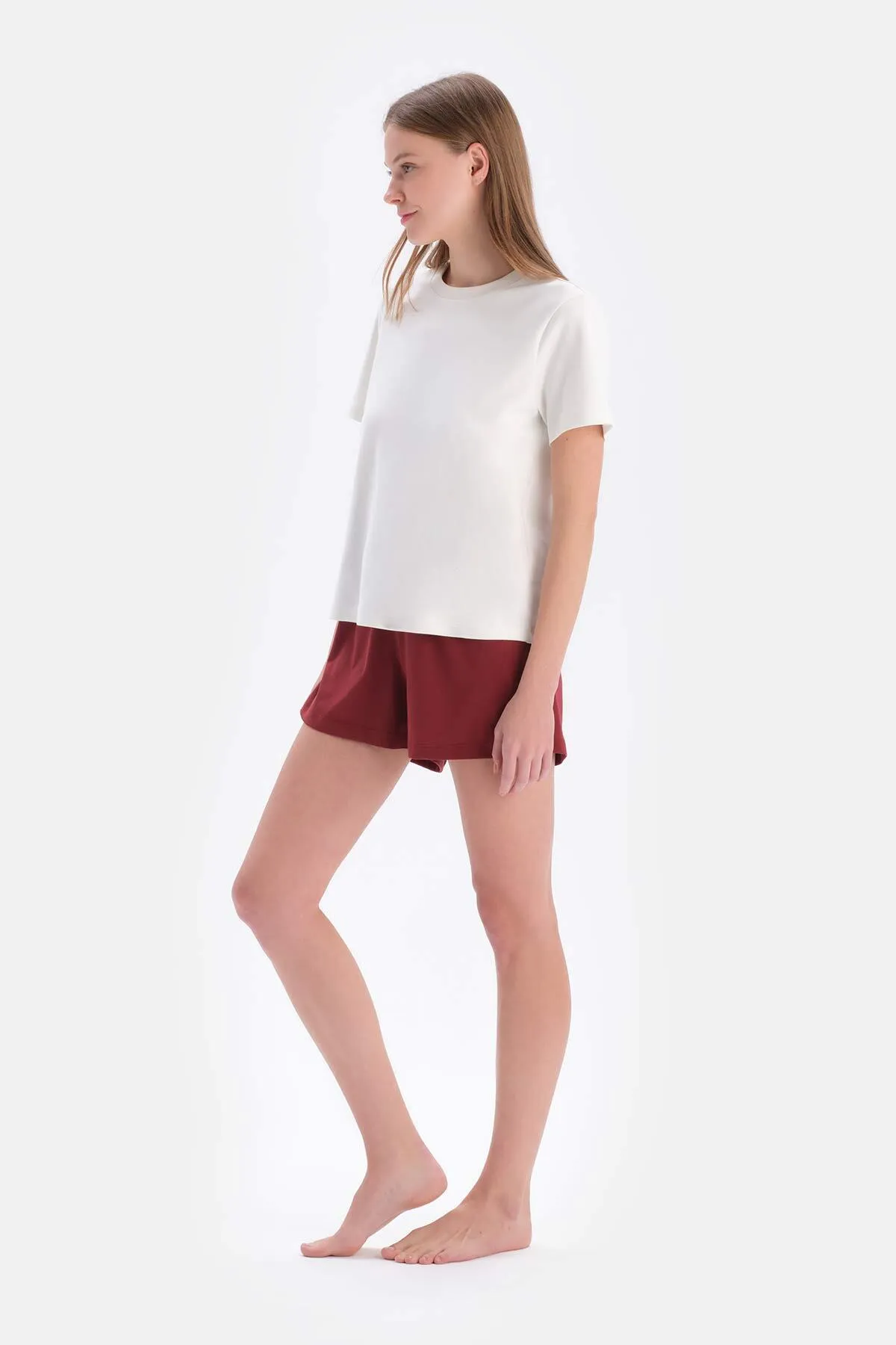 Dagi  Pyjama set - Ecru - Unifarben