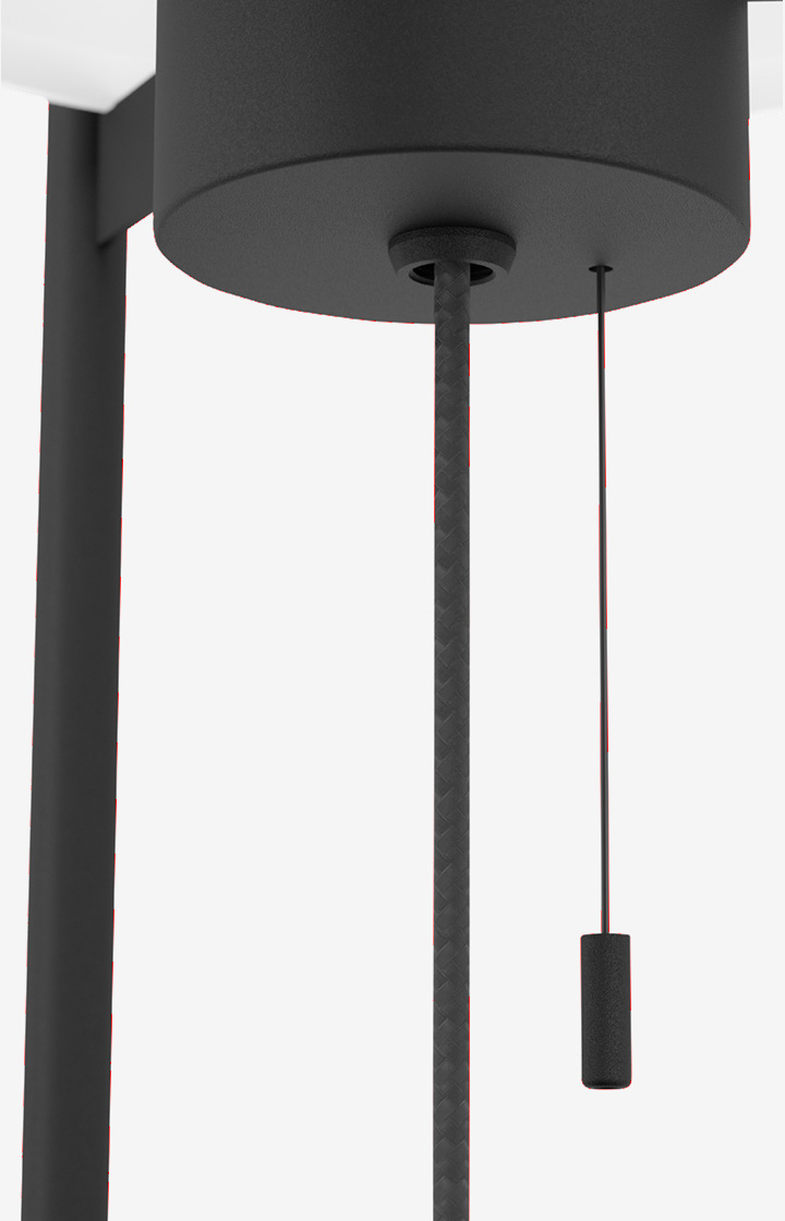 JOOP! ROUND LIGHTS BLACK Tischleuchte, Weiß/Schwarz