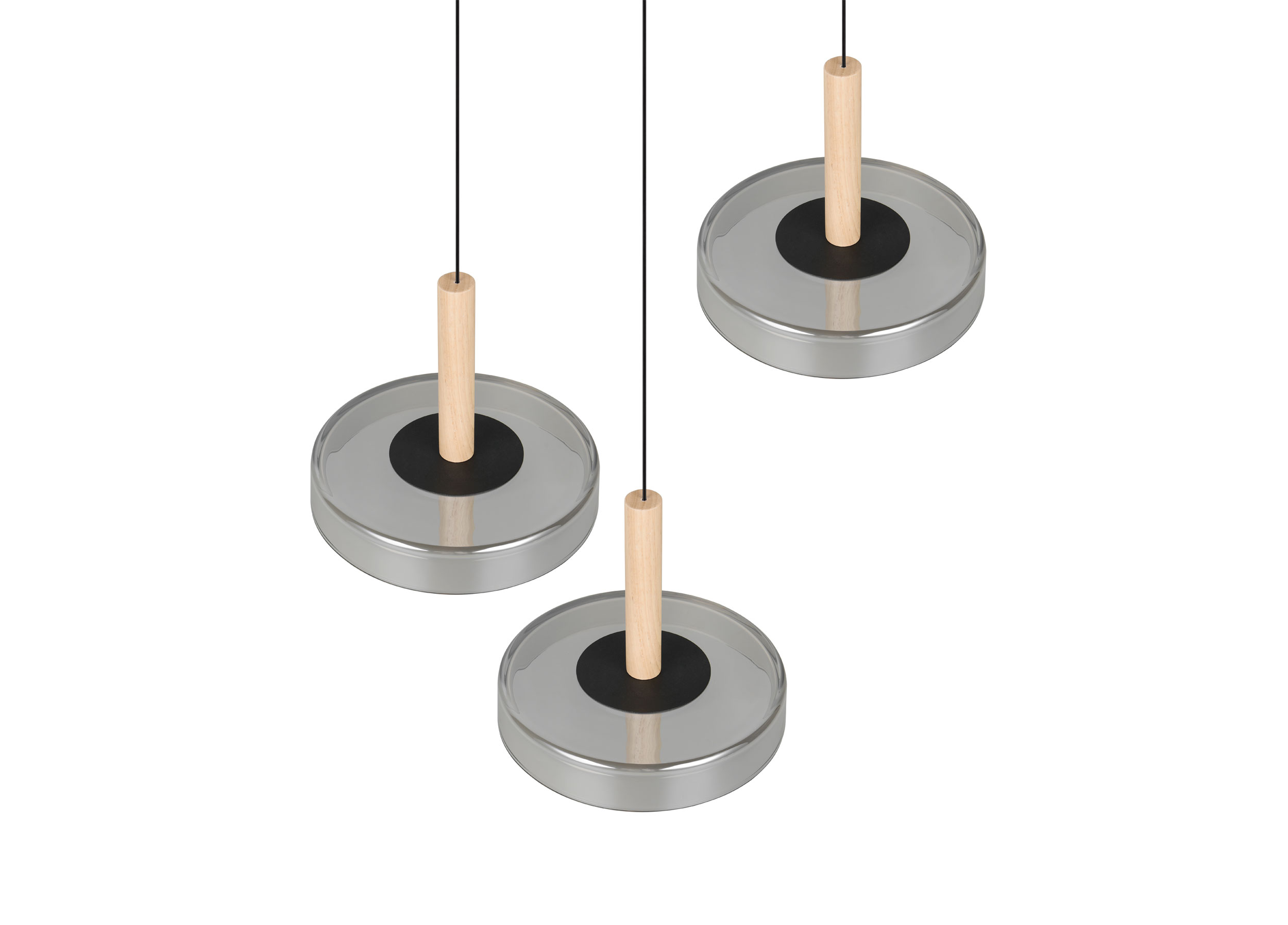 Trio LeuchtenLED-Pendelleuchte 3flg