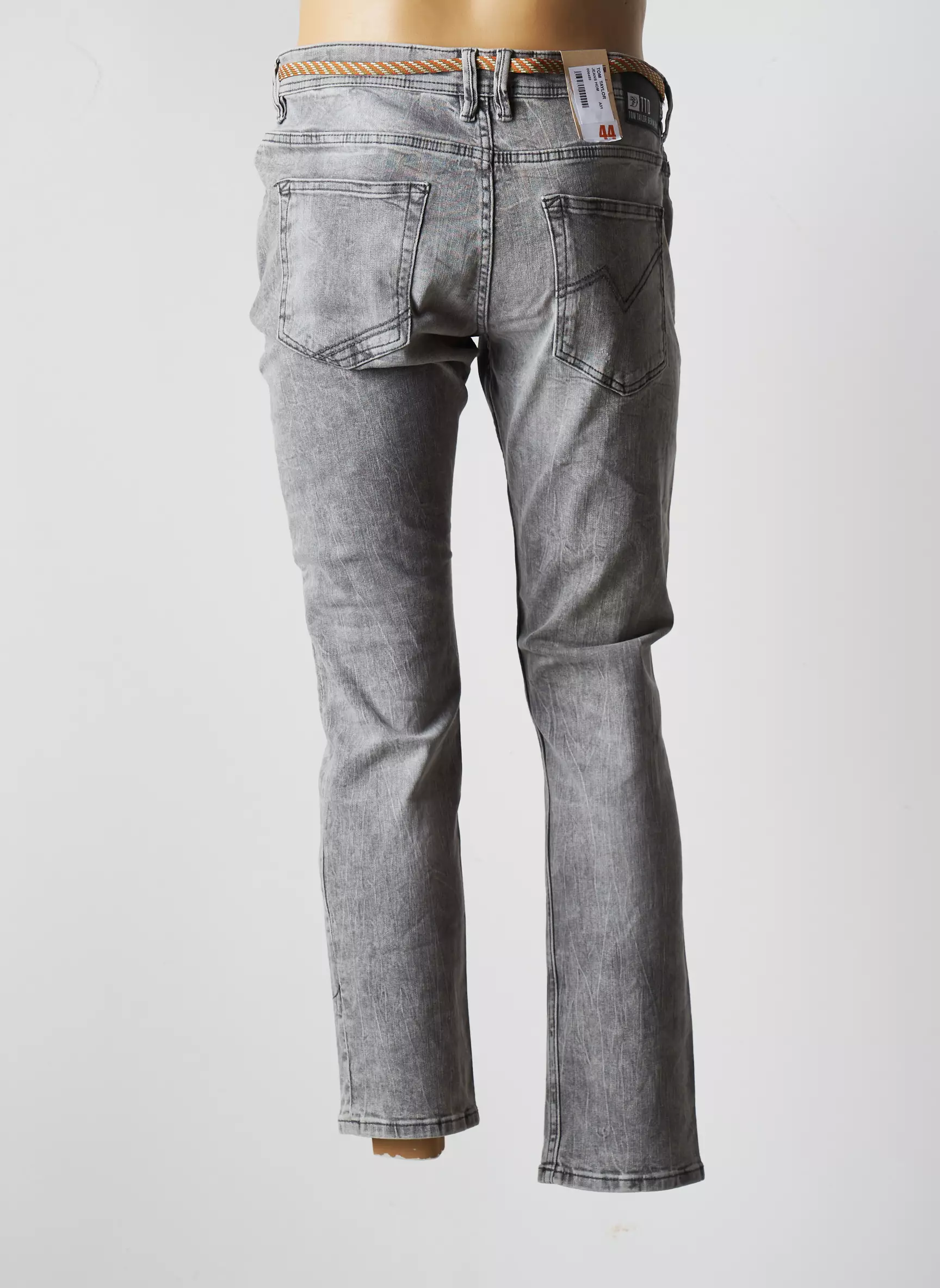 Tom Tailor Jeans Coupe Slim Homme couleur gris