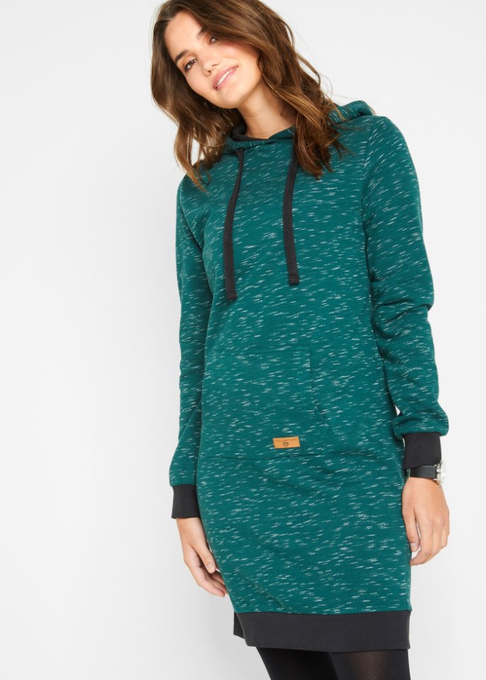 Sweatkleid mit Kapuze