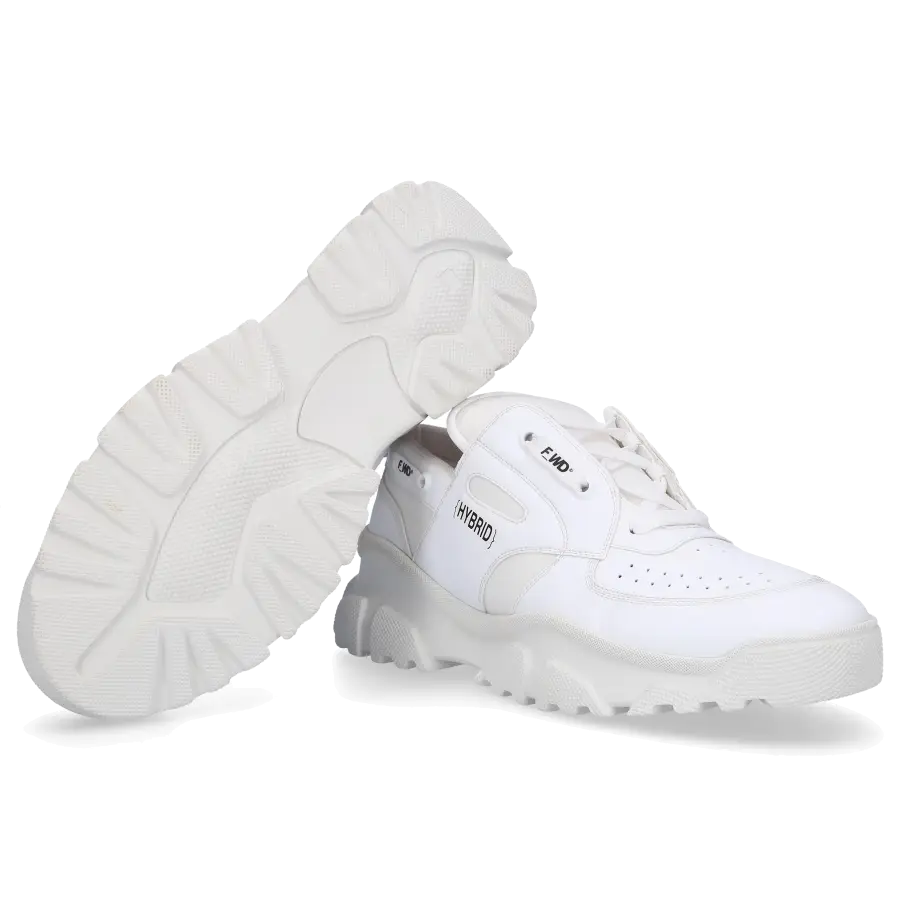 F_WD - Sneaker low UMAYLA Econappa Logo weiß - weiß