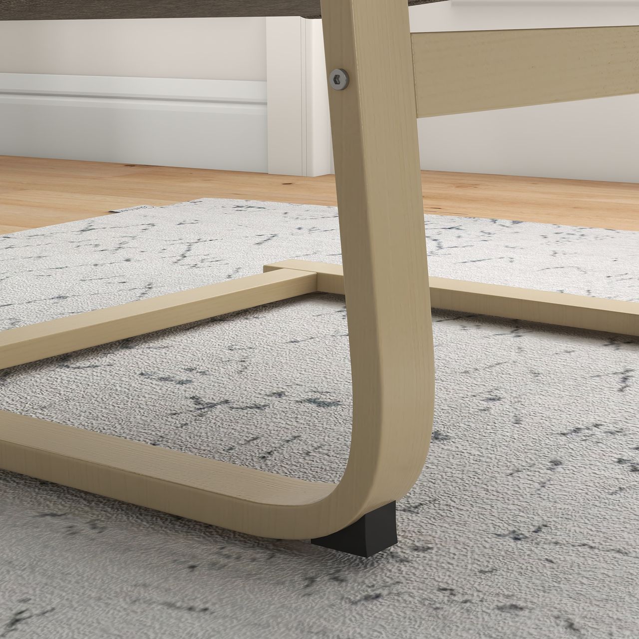 HOMCOM Relaxsessel Ruhesessel mit Armlehne Leinenbezug Holzgestell Braun