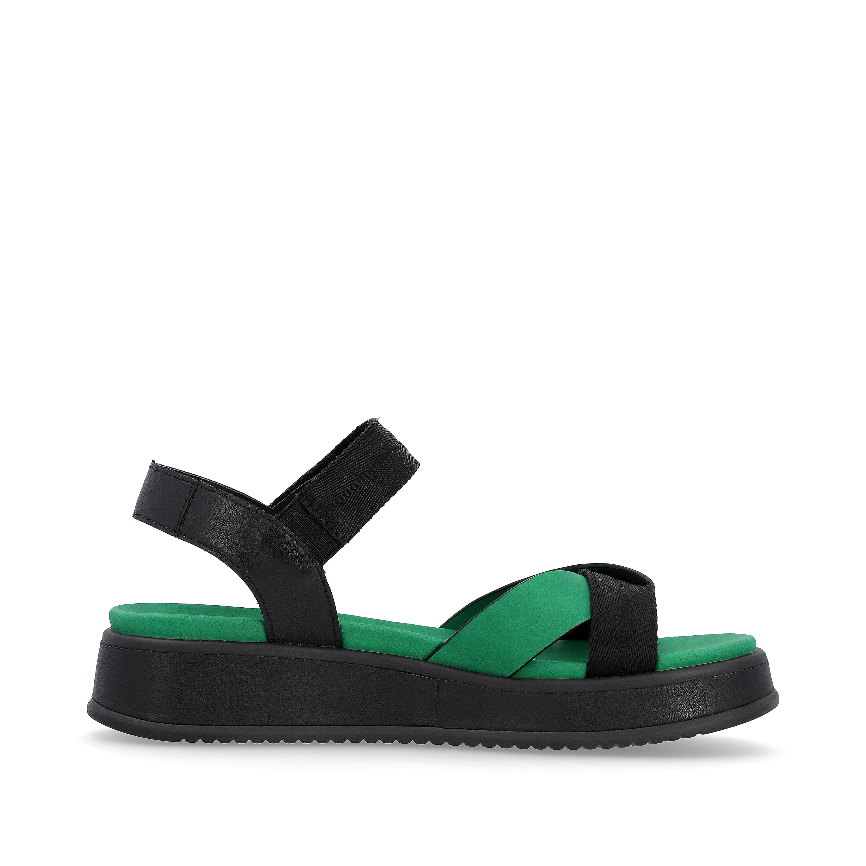 Rieker Damen Riemchensandalen night black