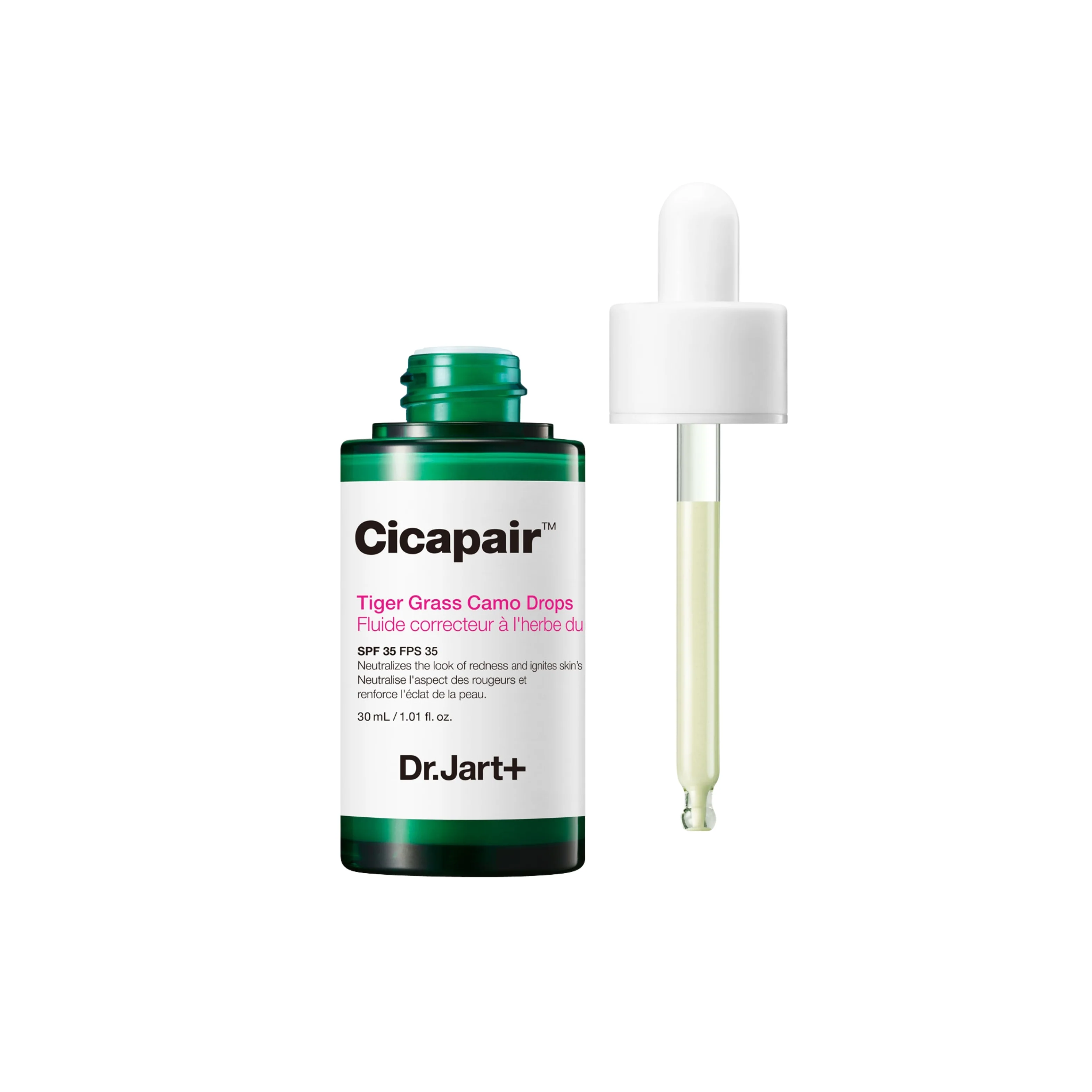 Cicapair™ tīģerzāles maskēšanās pilieni ar SPF 35 aizsardzību — grima bāze, aizsarglīdzekļi