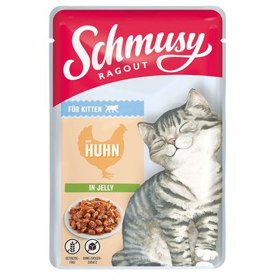 Schmusy Ragout Kitten in Jelly 22 x 100 g