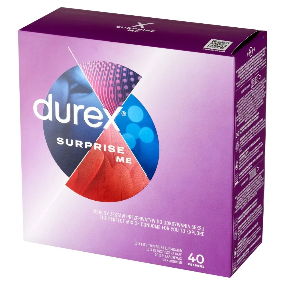Προφυλακτικά Durex Surprise 40 τεμάχια.