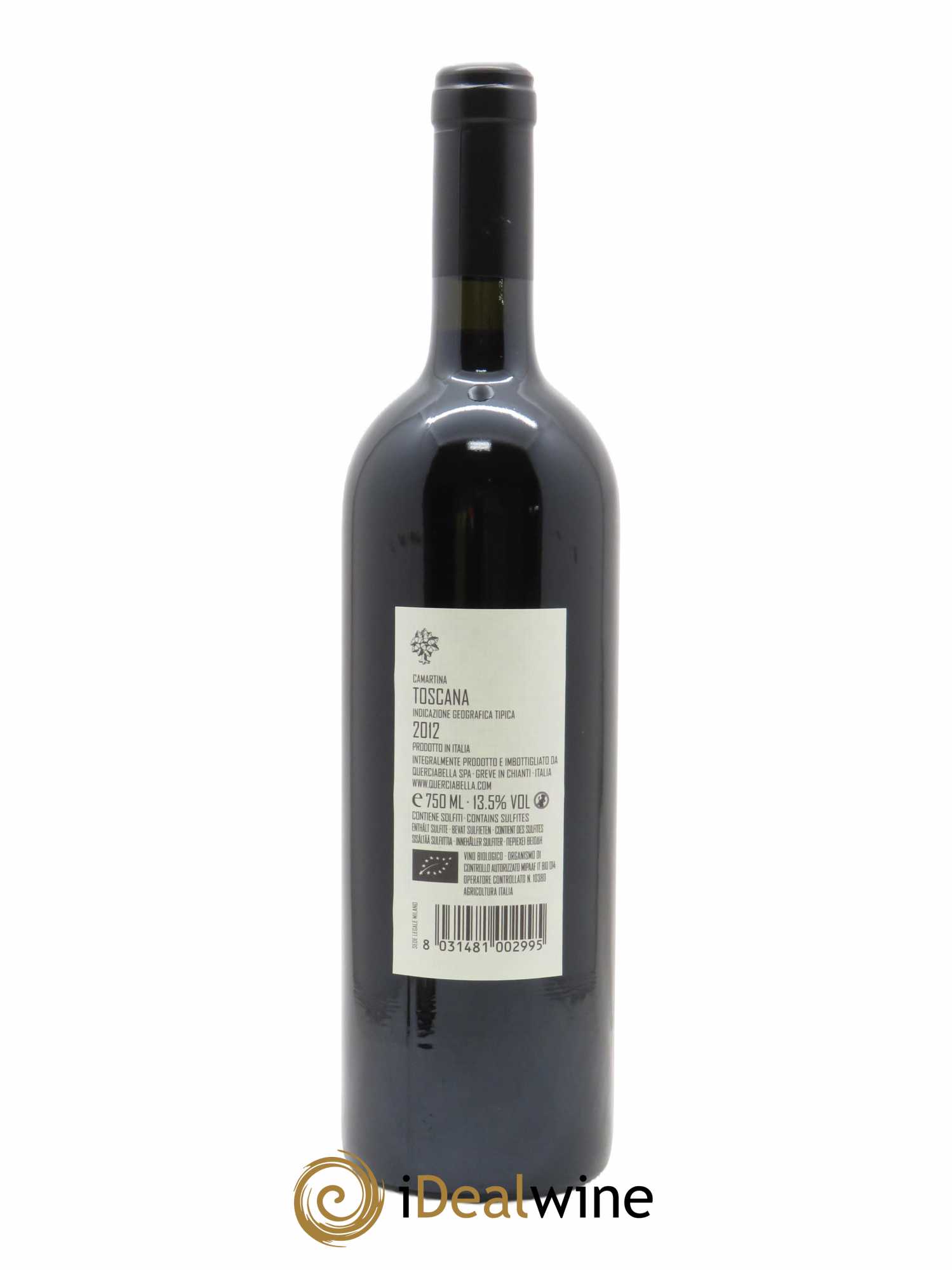 Toscana IGT Querciabella Camartina Sebastiano Castiglioni  2012 - Lot de 1 Bouteille